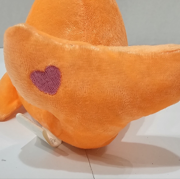 1998 Precious Moments Tender Tails 7" Orange Whale Enesco Bean Bag Plush EUC - Picture 6 of 9